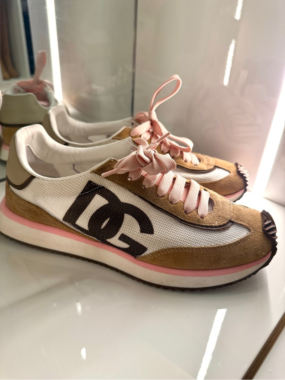 Dolce & Gabbana Mixed-material Cushion Sneakers